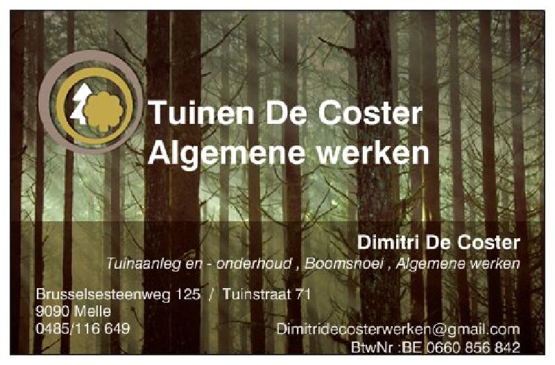Foto van Tuinen De Coster en Algemene werken