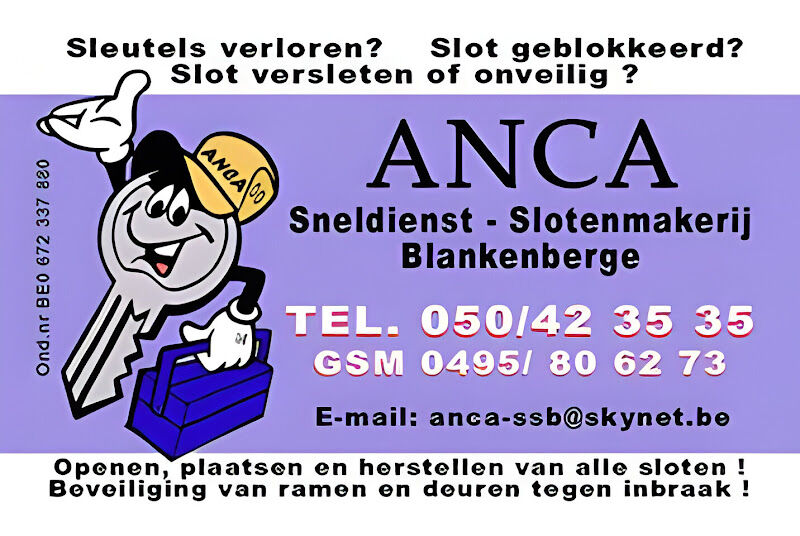 Foto van ANCA Sneldienst - Slotenmakerij Blankenberge