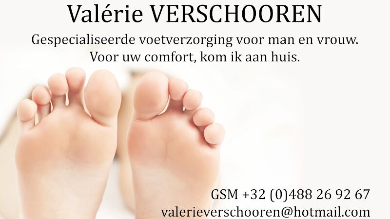 Foto van Gespecialiseerde voetverzorging aan huis / Valérie Verschooren
