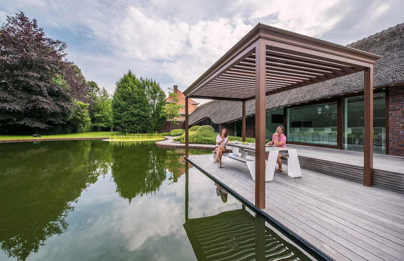 Foto van Flex 1848 à Uccle : Pergola, Carport, Bardage, Store & Volet.