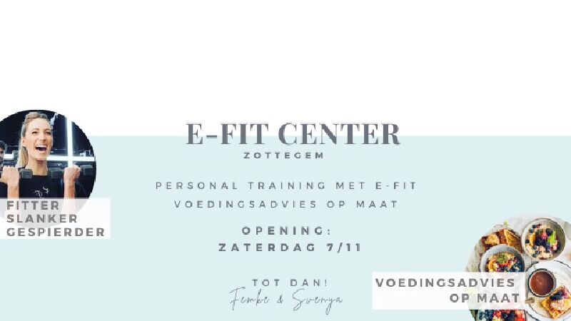 Foto van E-Fit Center Zottegem
