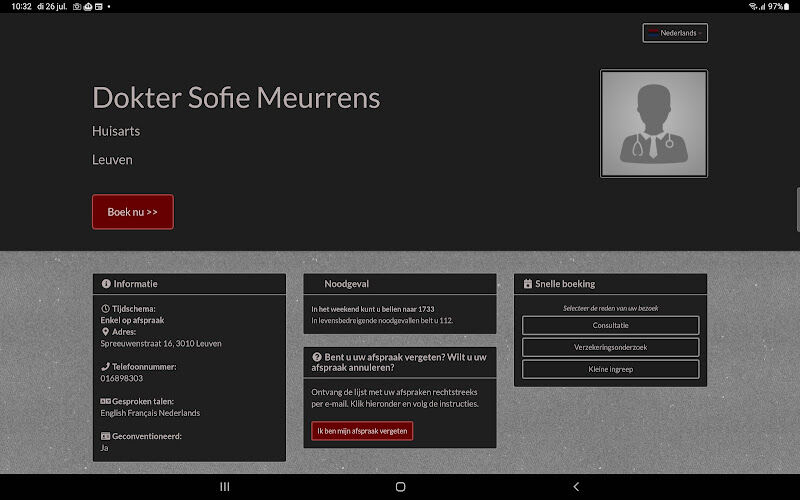 Foto van Dr. Sofie Meurrens