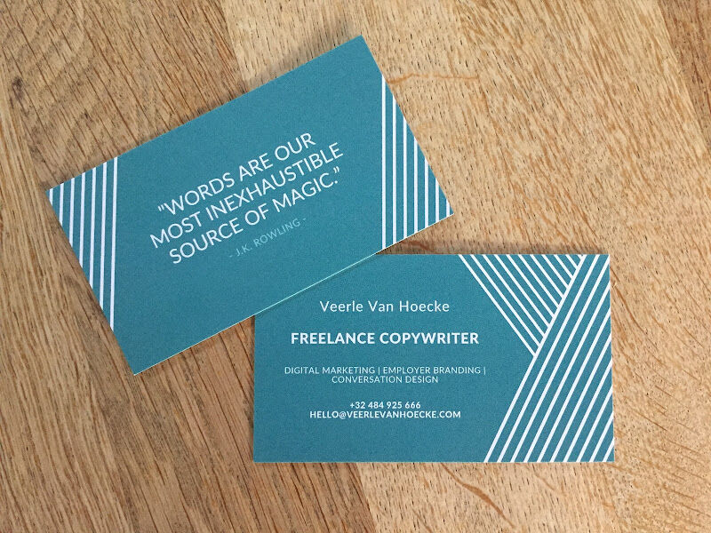 Foto van Freelance copywriter - Veerle Van Hoecke