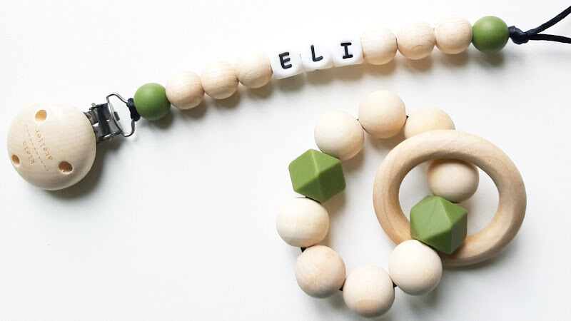 Foto van klein atelier babyaccessoires